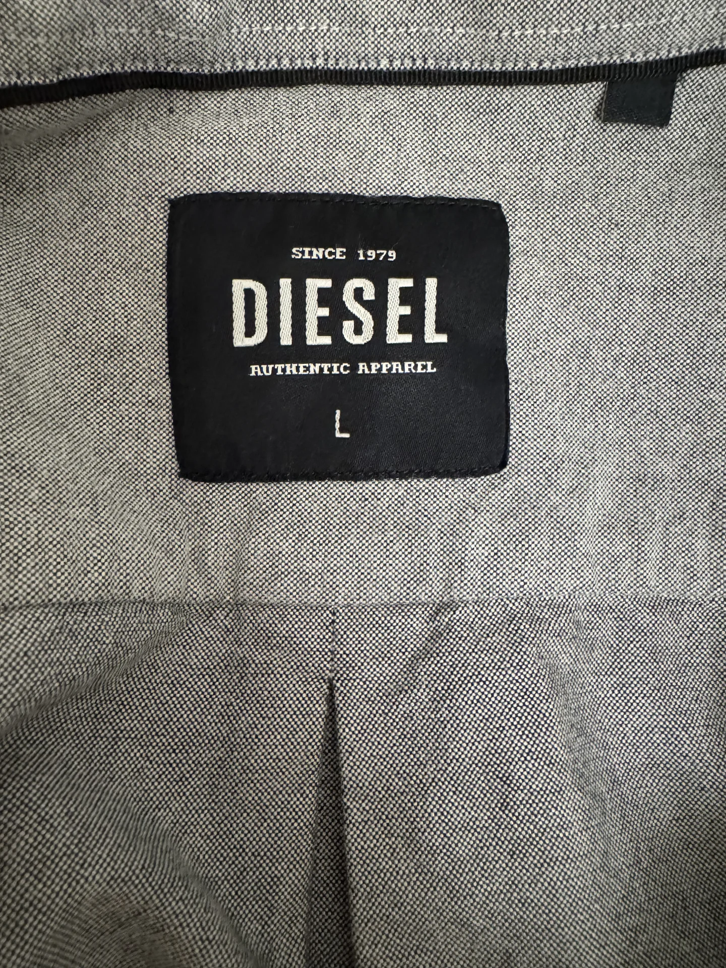Рубашка мужская Diesel L Оригинал - миниатюра 4