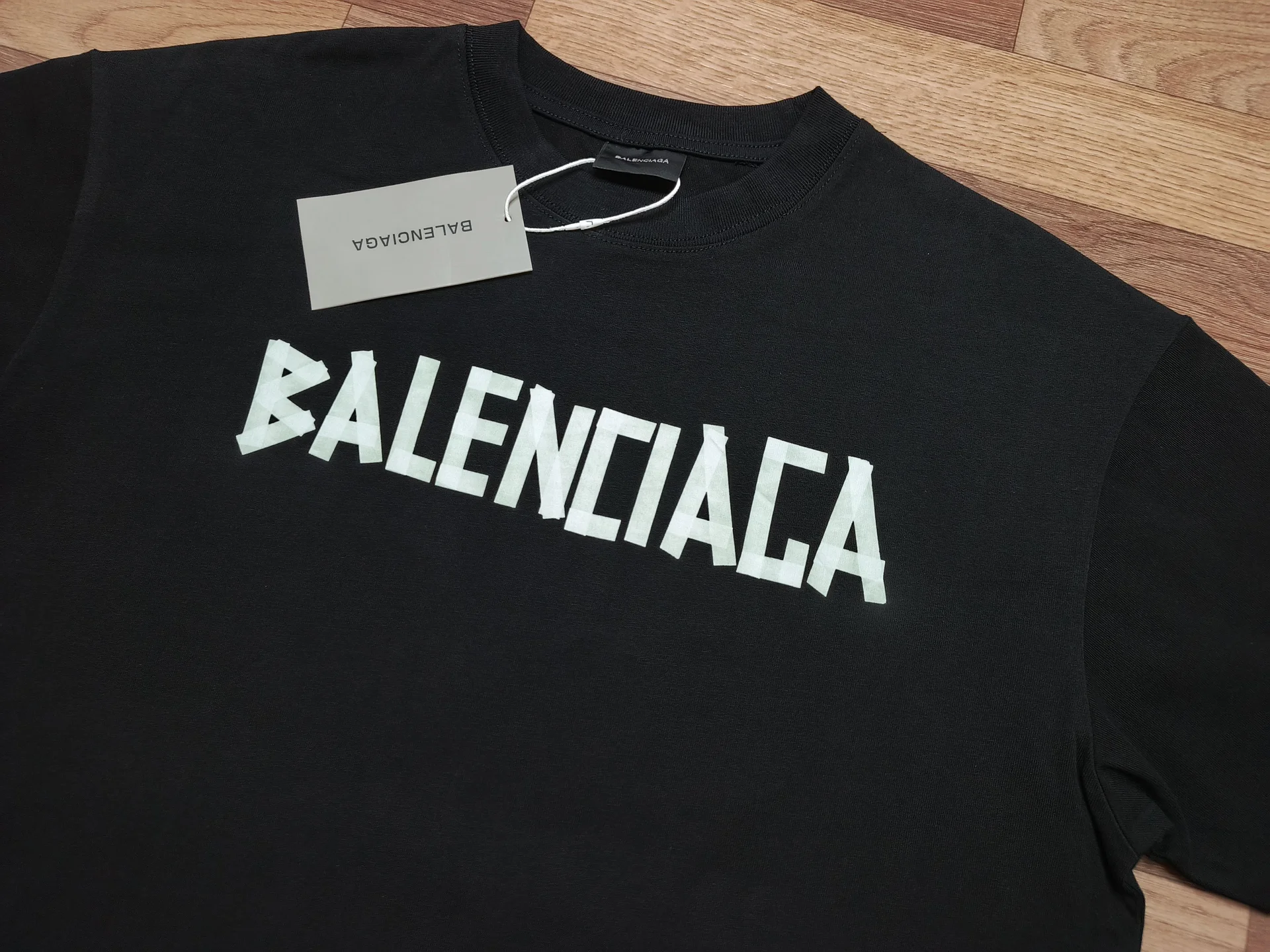 Футболка Balenciaga оверсайз крой - миниатюра 8