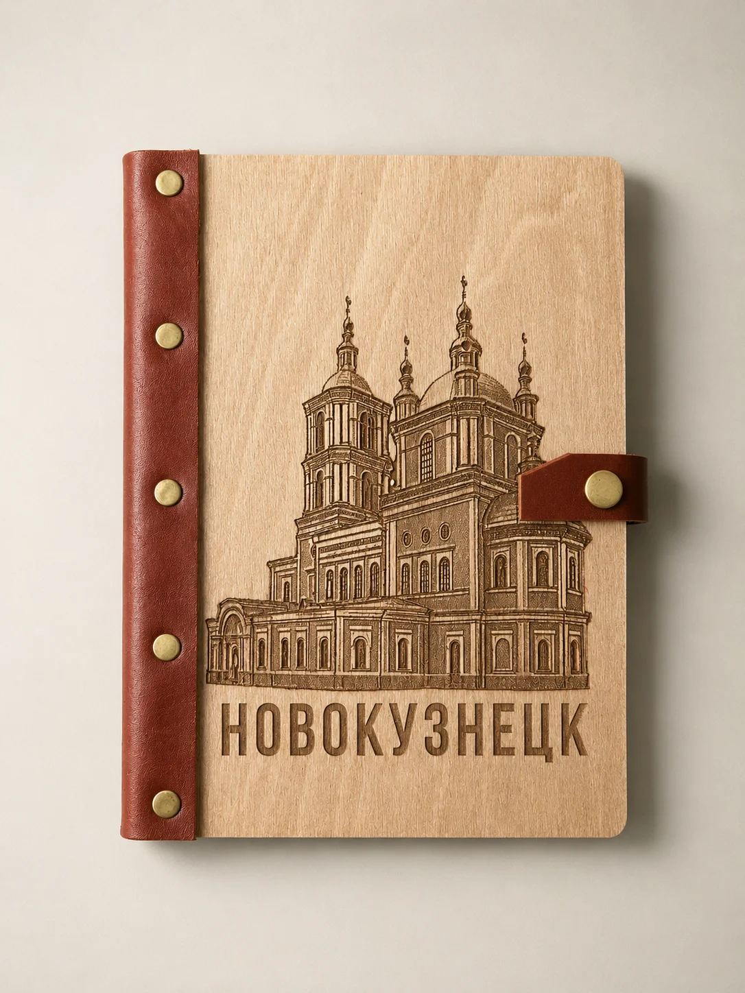 Блокнот ручной работы/кожа/подарок - миниатюра 2