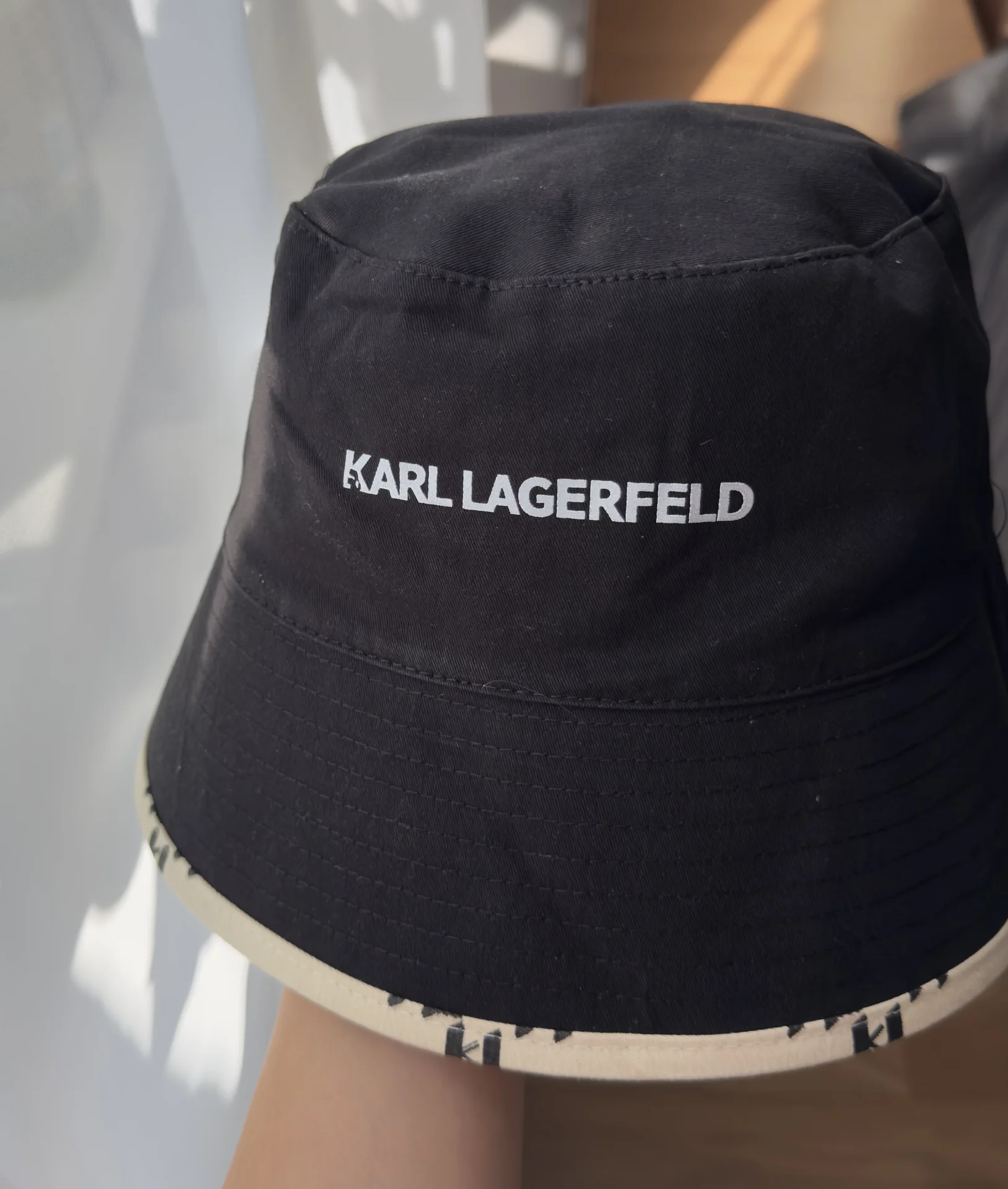Панама Karl Lagerfeld - оригинал Двухсторонняя - миниатюра 4