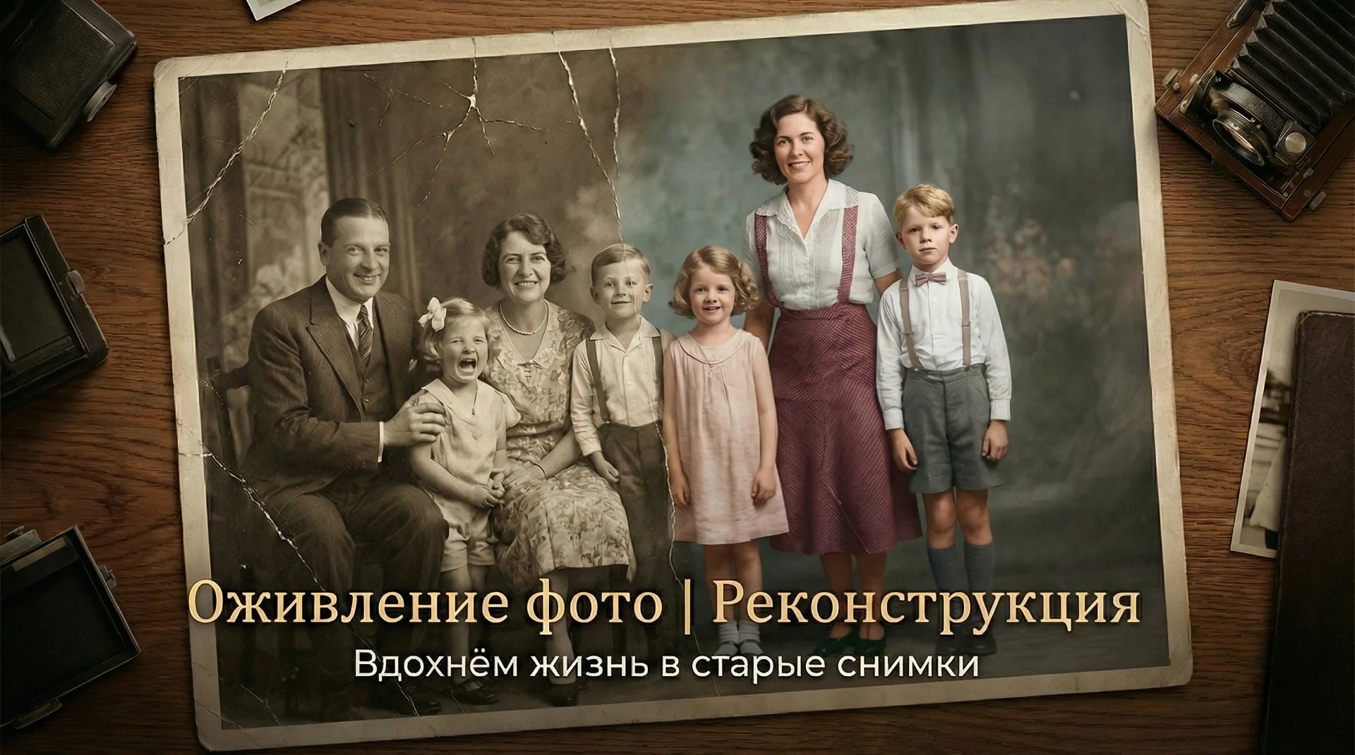 Оживление фото / реконструкция фото - изображение 1