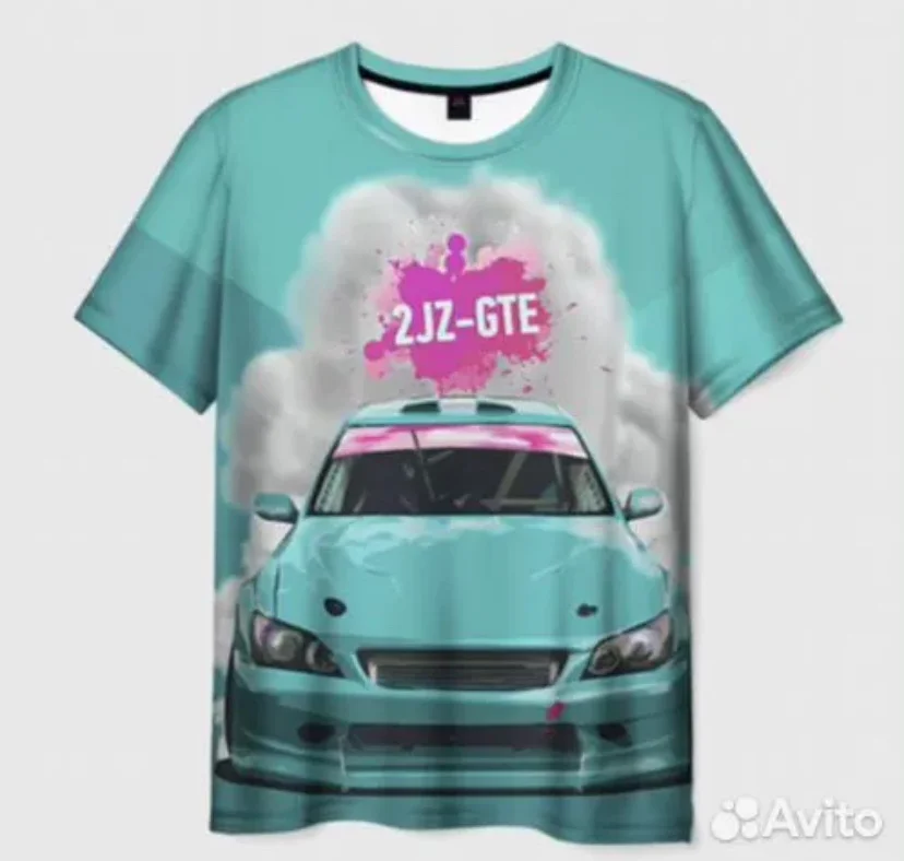 3D Футболка мужская 2 JZ GTE - изображение 1