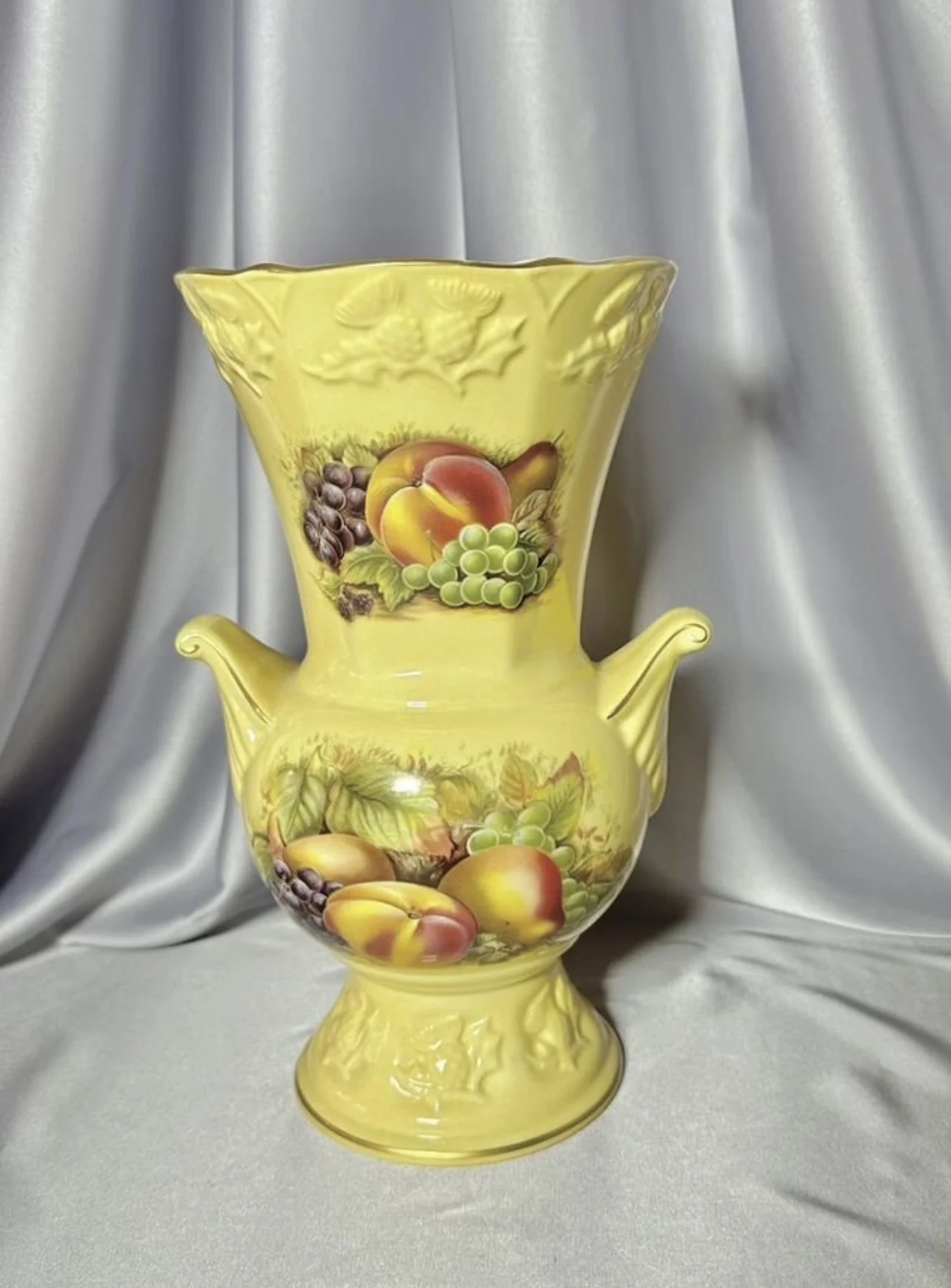 Лампа Aynsley Orchard Gold, Ваза фарфор Англия - миниатюра 7