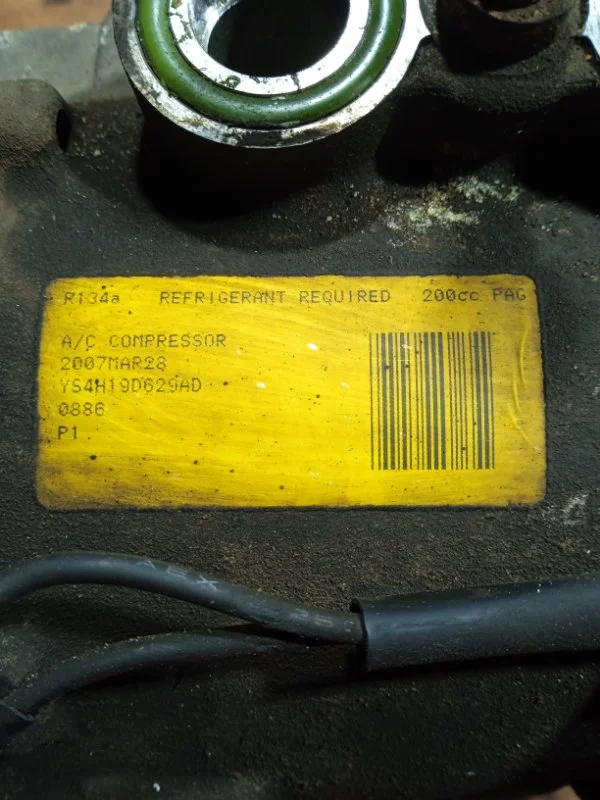 Компрессор кондиционера Ford Фьюжн ХЕТЧБЕК 1.6 - миниатюра 4