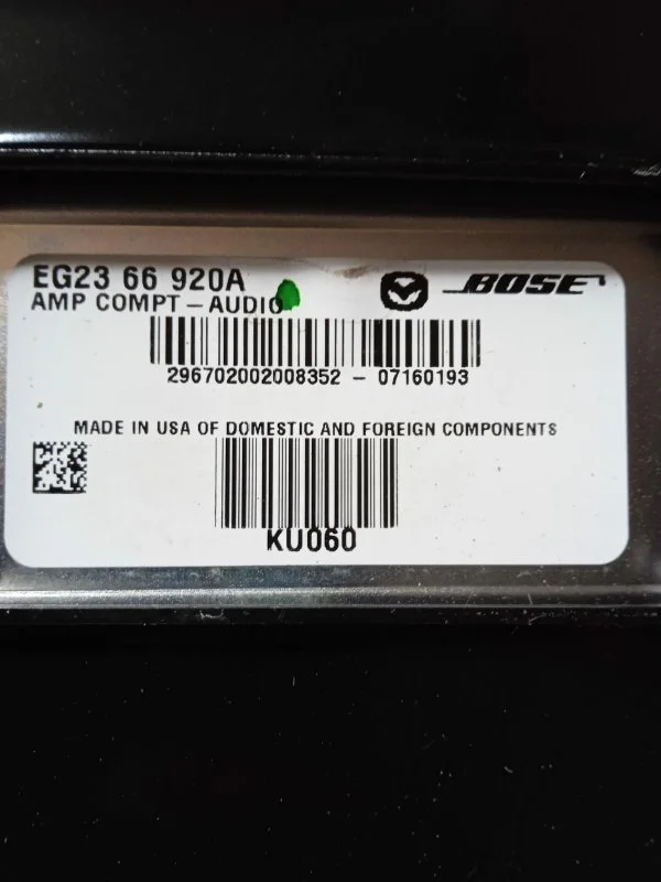 Усилитель звука MAZDA CX-7 ВНЕДОРОЖНИК 5 ДВ 2.3 - изображение 1