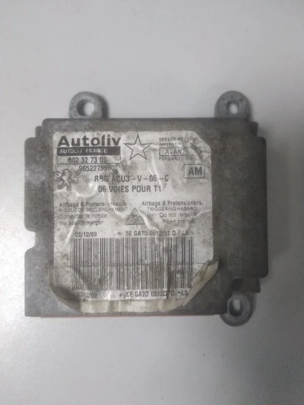 Блок управления AIR BAG Peugeot 206 ХЕТЧБЕК 1.4 - изображение 1