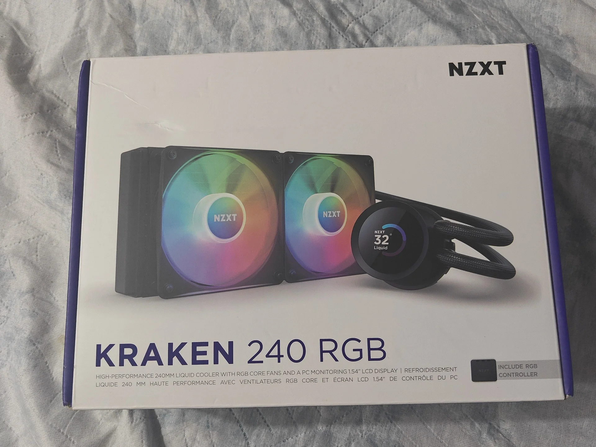 Водяное охлаждение для пк NZXT Kraken 240 rgb