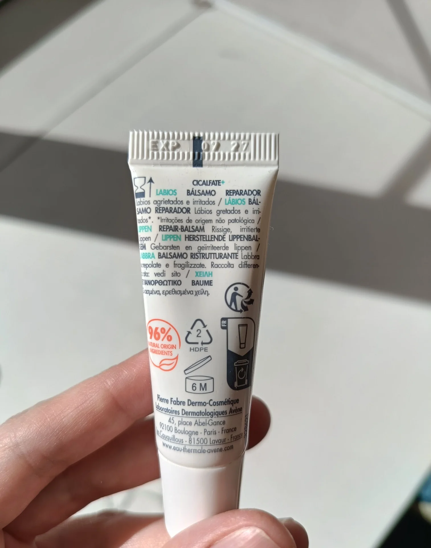 EAU thermale avene cicalfate - миниатюра 2