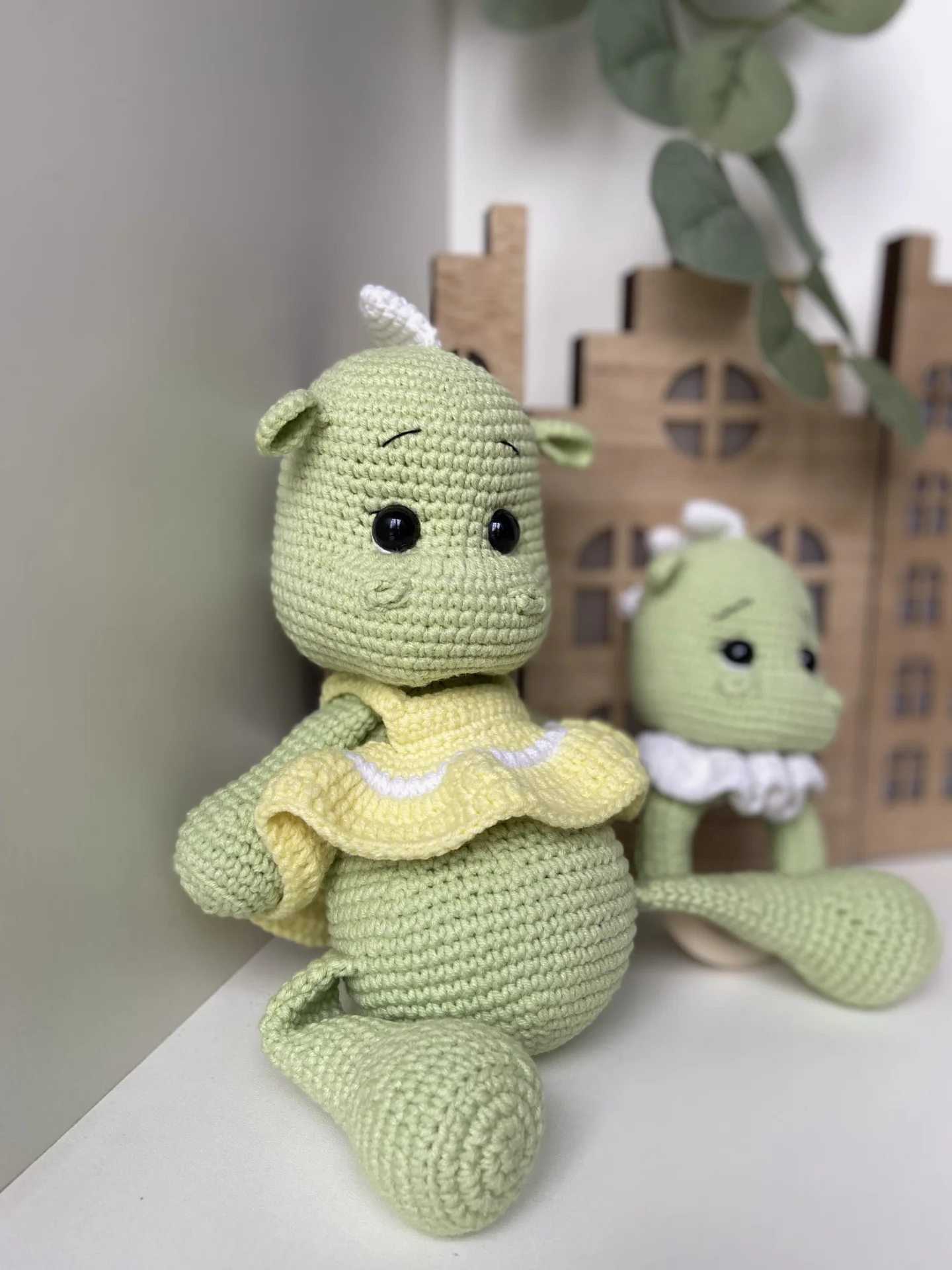 Вязаная игрушка дракон - миниатюра 2