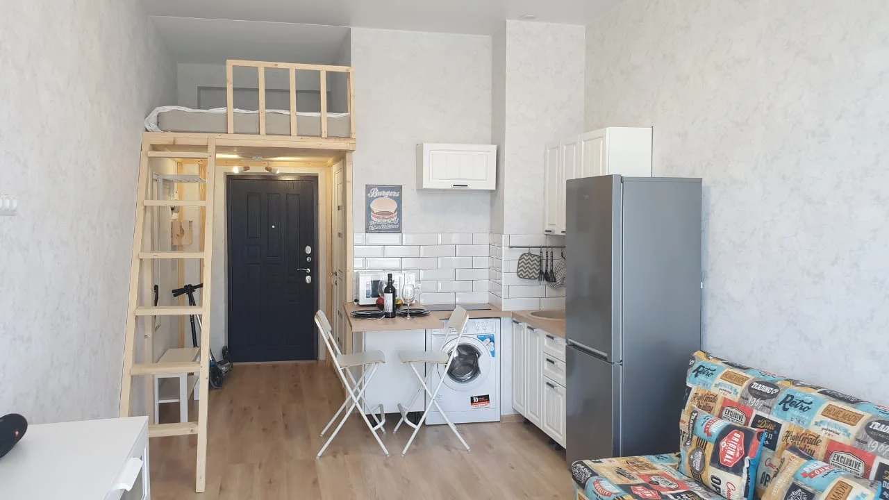 Квартира-студия Сириус Сочи, 25,3 м², 3 кровати - изображение 1