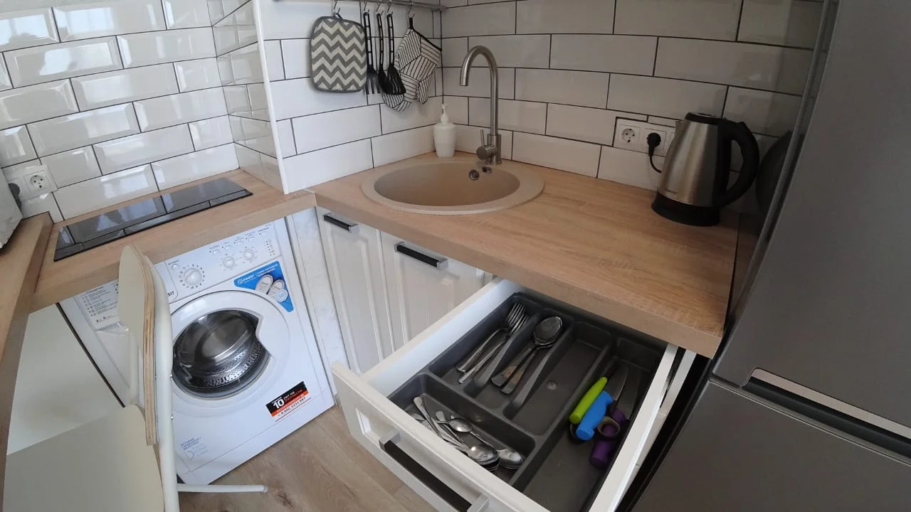 Квартира-студия Сириус Сочи, 25,3 м², 3 кровати - миниатюра 7