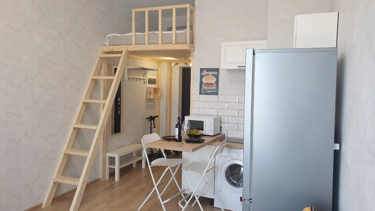 Квартира-студия Сириус Сочи, 25,3 м², 3 кровати - миниатюра 9
