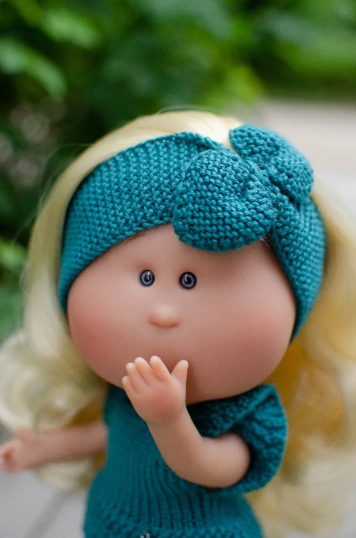 Одежда для куклы Mia и Pippa (Мия и Пиппа) 30 см. Комбинезон и повязка на голову. - миниатюра 6