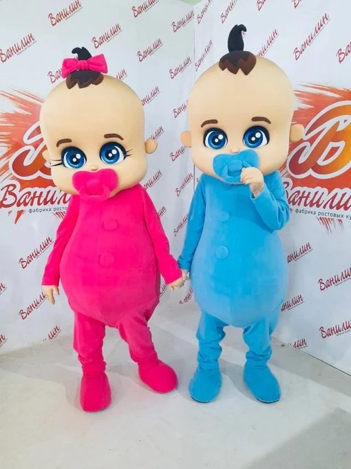 Поздравление ростовыми куклами/Белый медведь и др - миниатюра 2
