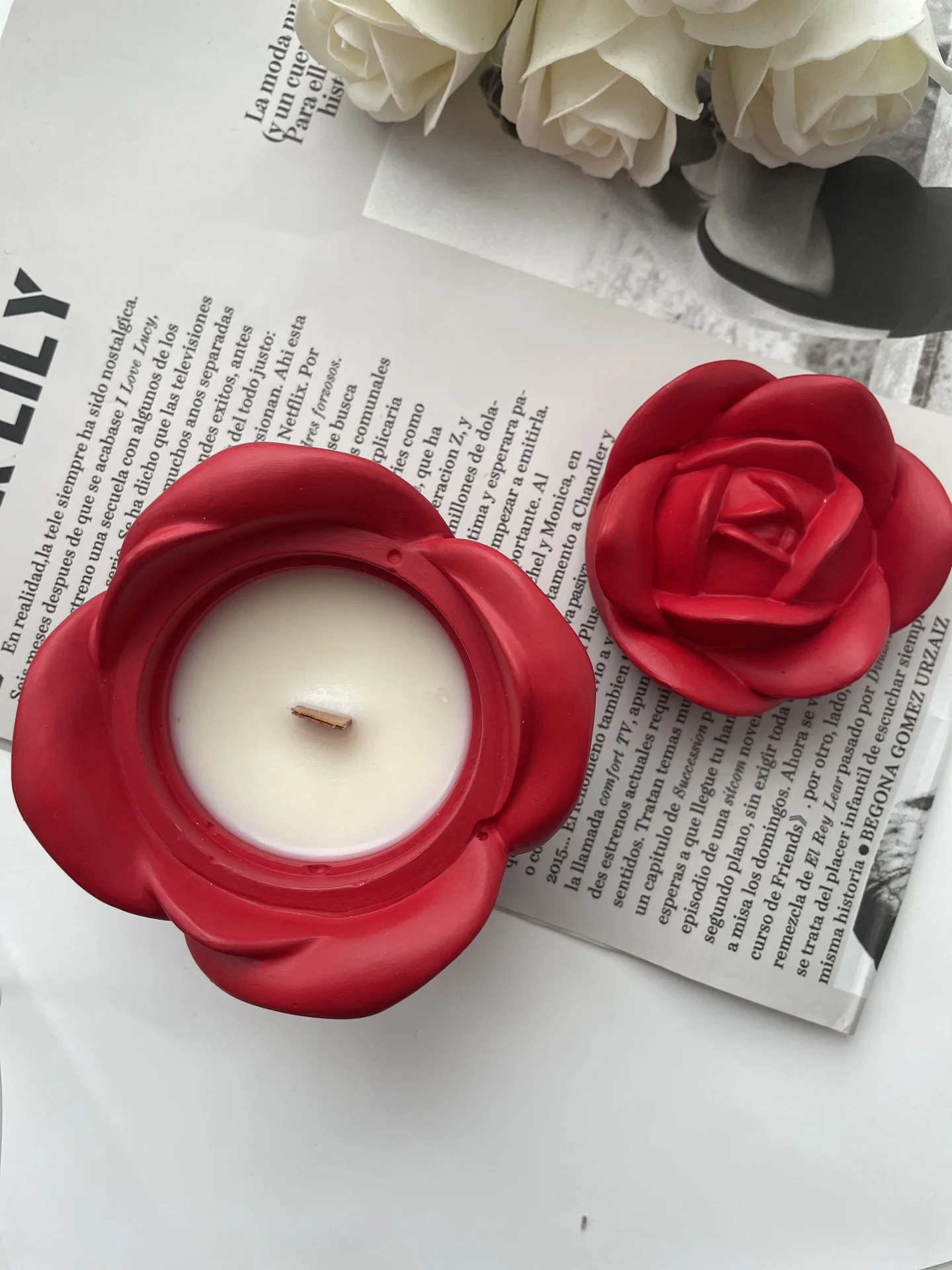 Свеча Роза из Pinterest - миниатюра 4