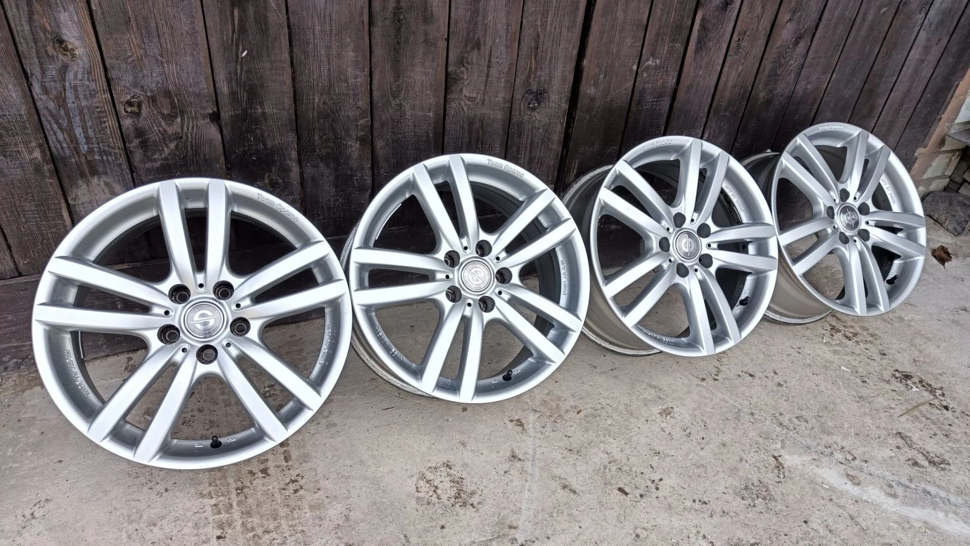 Литые диски r17 Enkei 5x112 - изображение 1