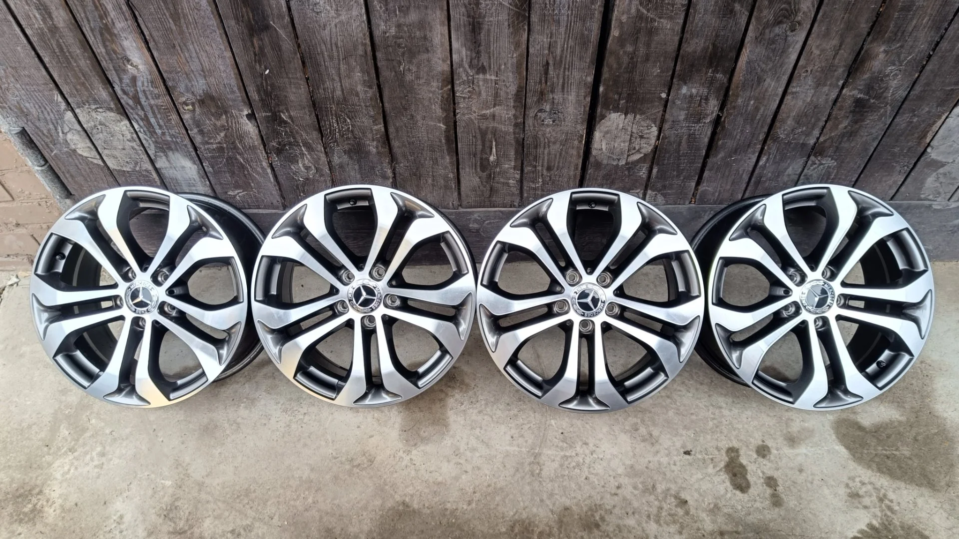 Литые диски r17 Mercedes Benz - миниатюра 2