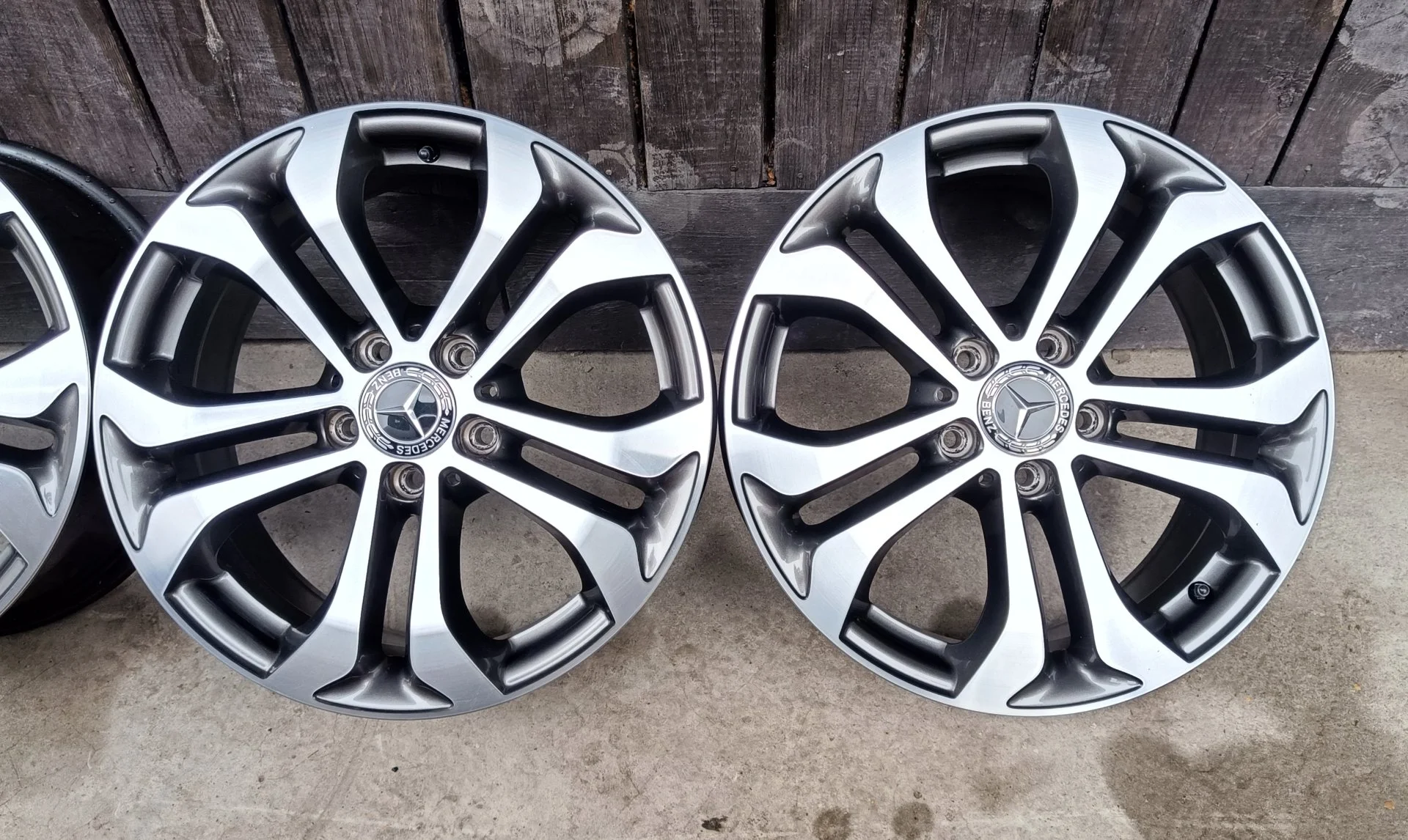 Литые диски r17 Mercedes Benz - миниатюра 3