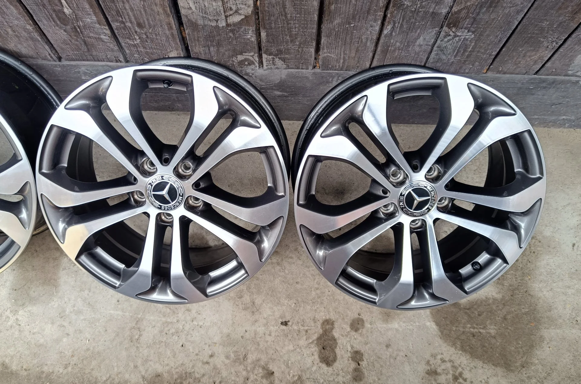 Литые диски r17 Mercedes Benz - миниатюра 4