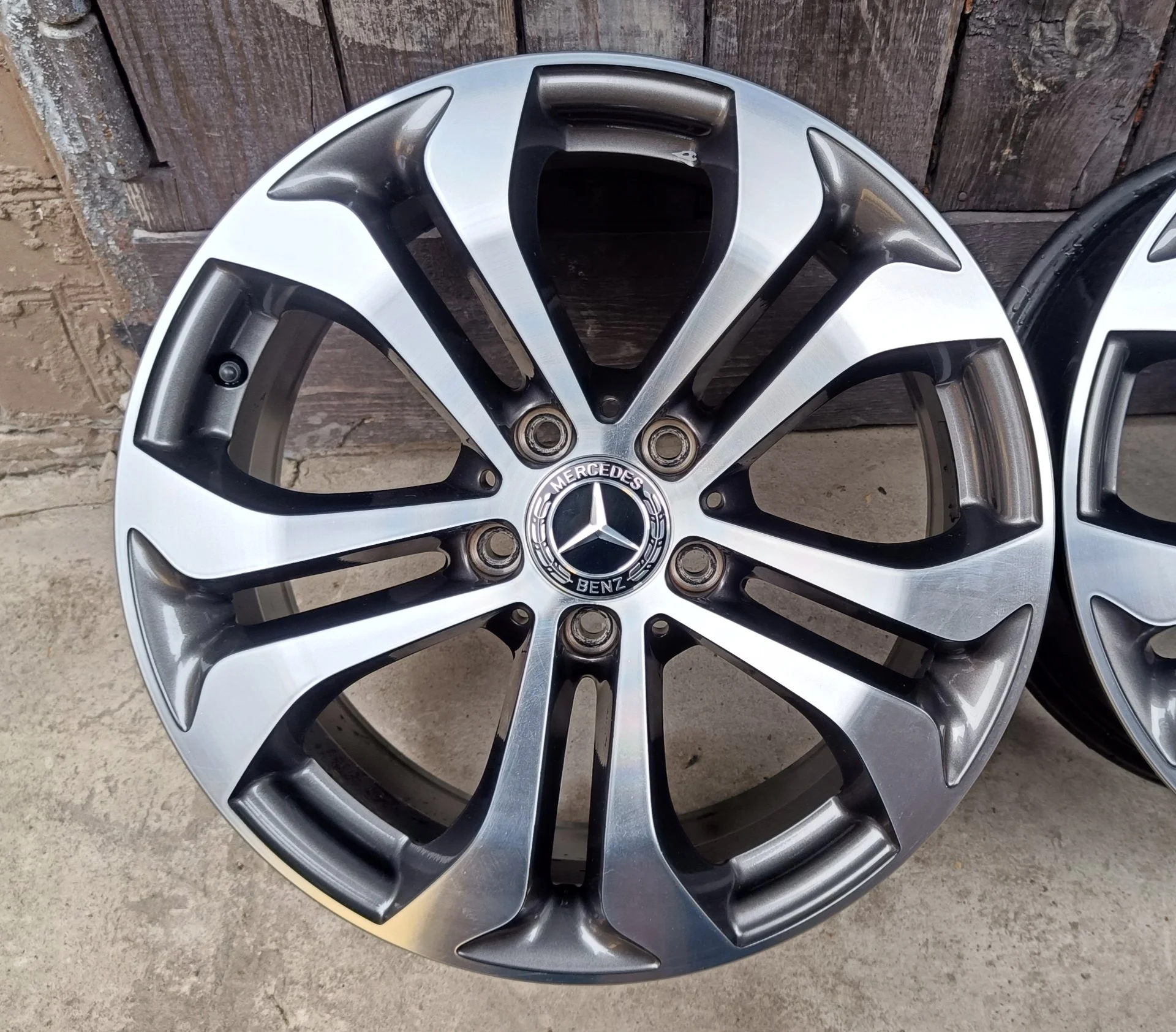 Литые диски r17 Mercedes Benz - миниатюра 5