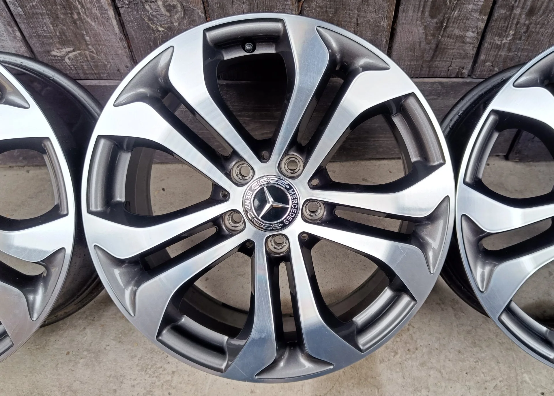 Литые диски r17 Mercedes Benz - миниатюра 6