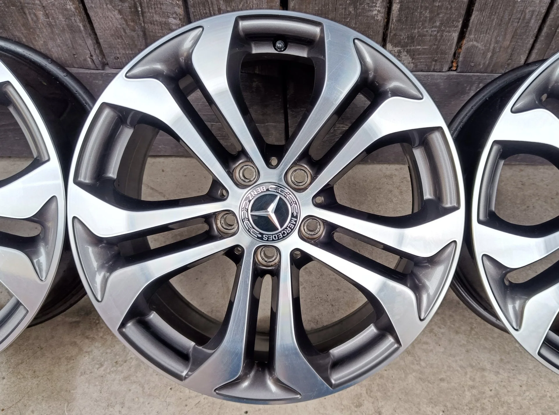 Литые диски r17 Mercedes Benz - миниатюра 7