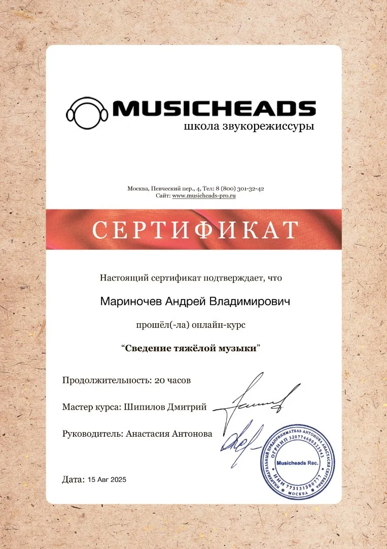 Сведение и мастеринг - миниатюра 3