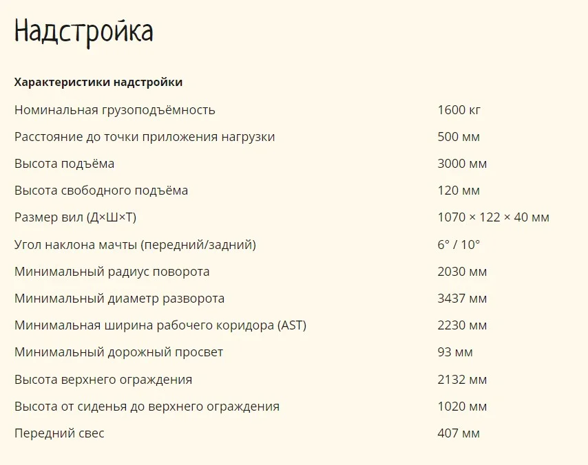 Вилочный погрузчик JAC CPD16 - миниатюра 4