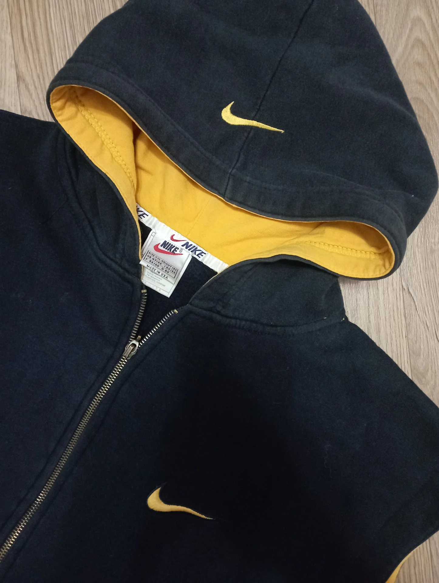 Винтажная кофта безрукавка Nike - миниатюра 3