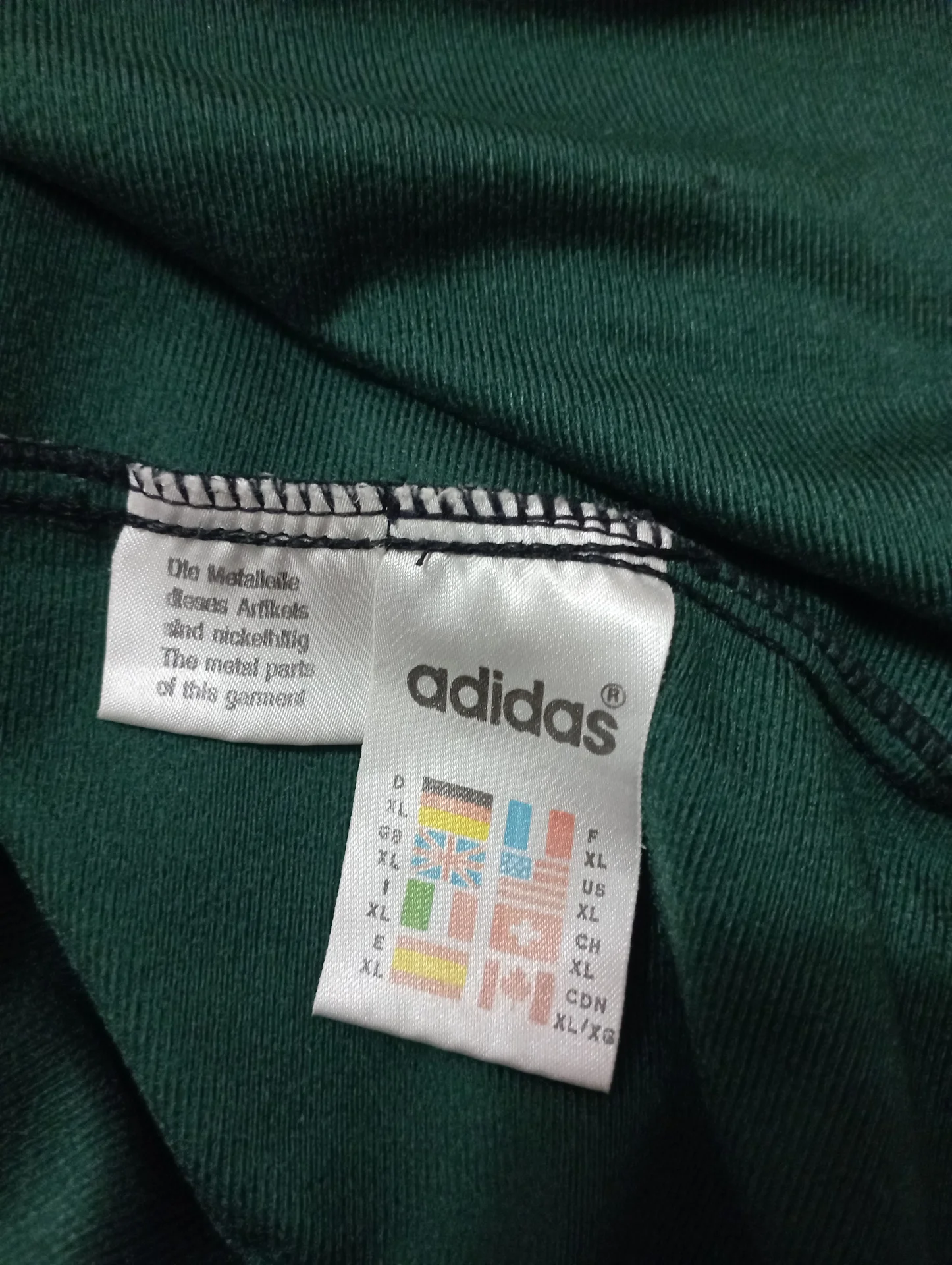 Винтажная олимпийка Adidas 90-х. - миниатюра 4