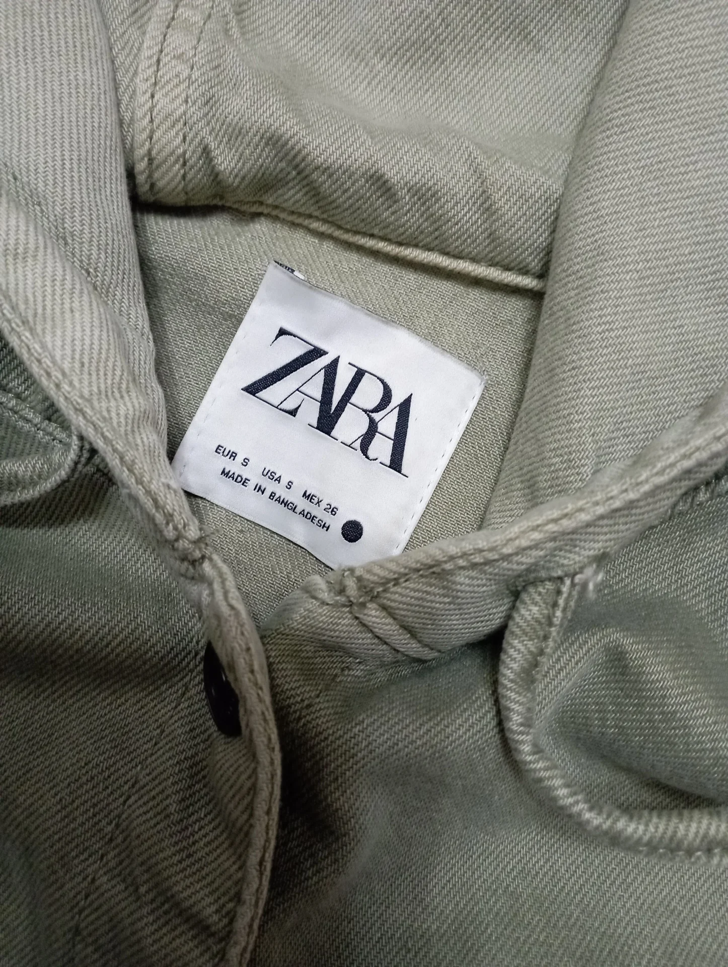 Укороченная куртка Zara - миниатюра 2