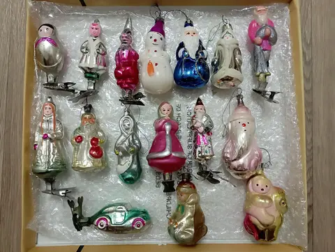 новогодние ёлочные игрушки СССР
