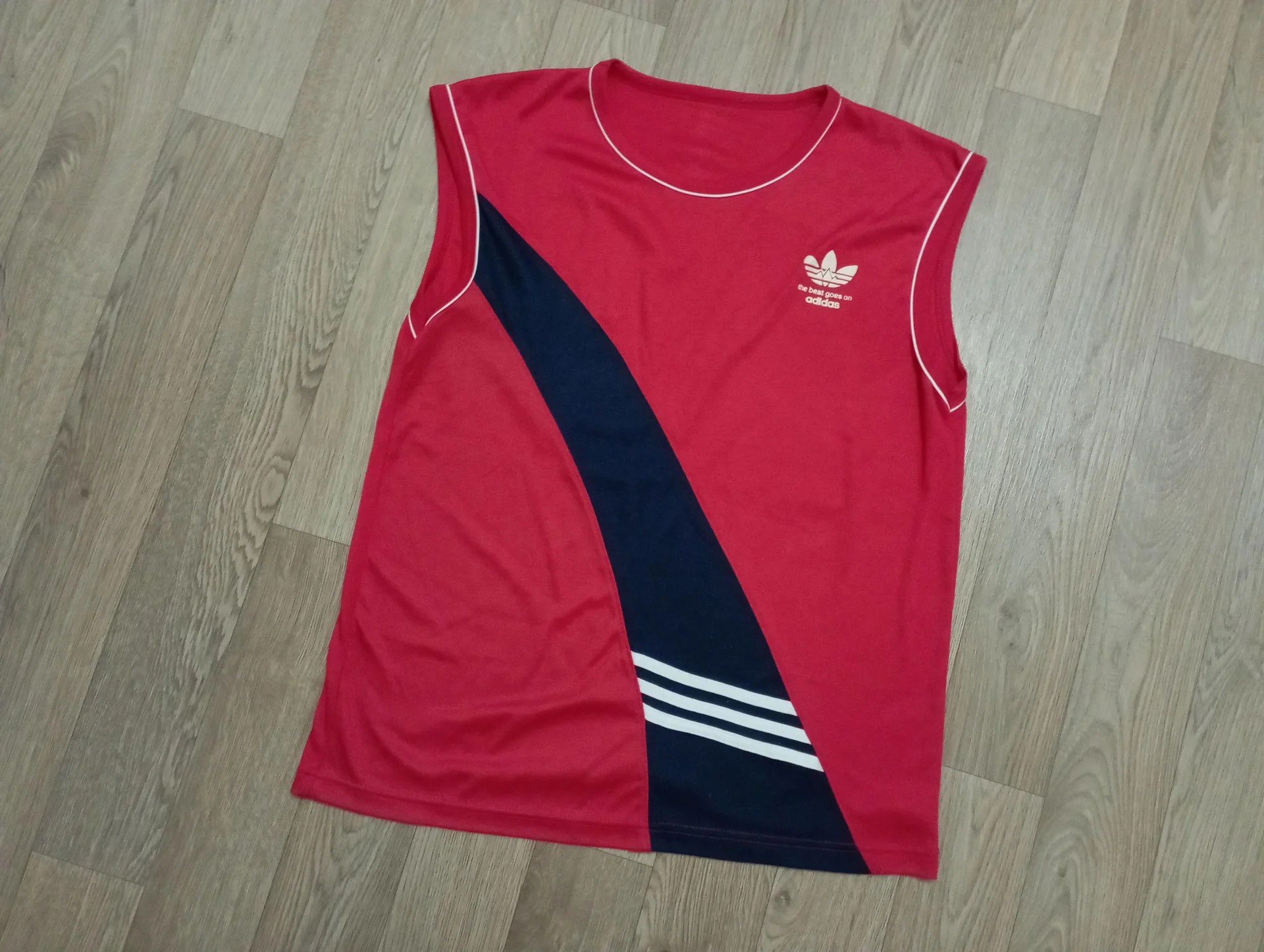 винтажная майка Adidas - изображение 1