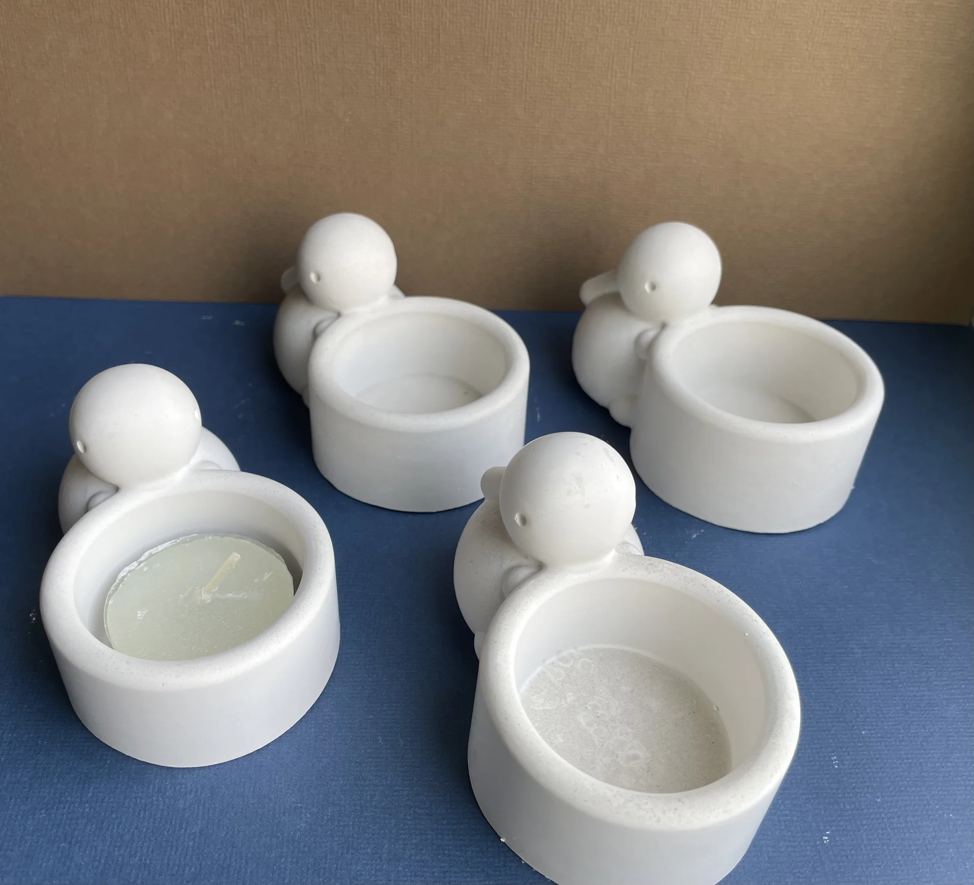 Подсвечник из гипса пасхальный, фигурки - миниатюра 4