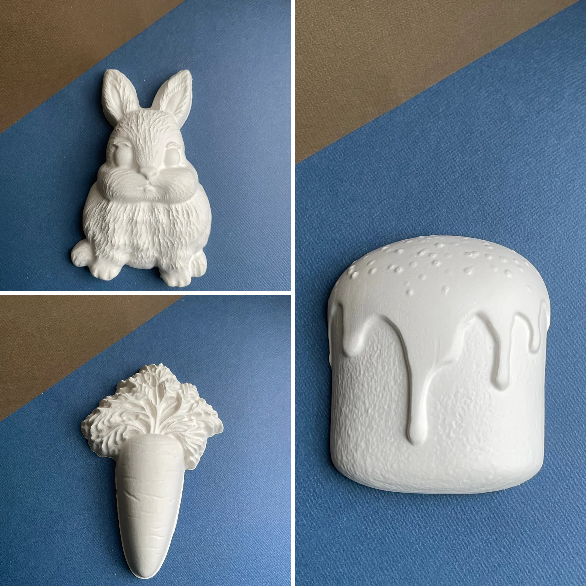 Подсвечник из гипса пасхальный, фигурки - миниатюра 6