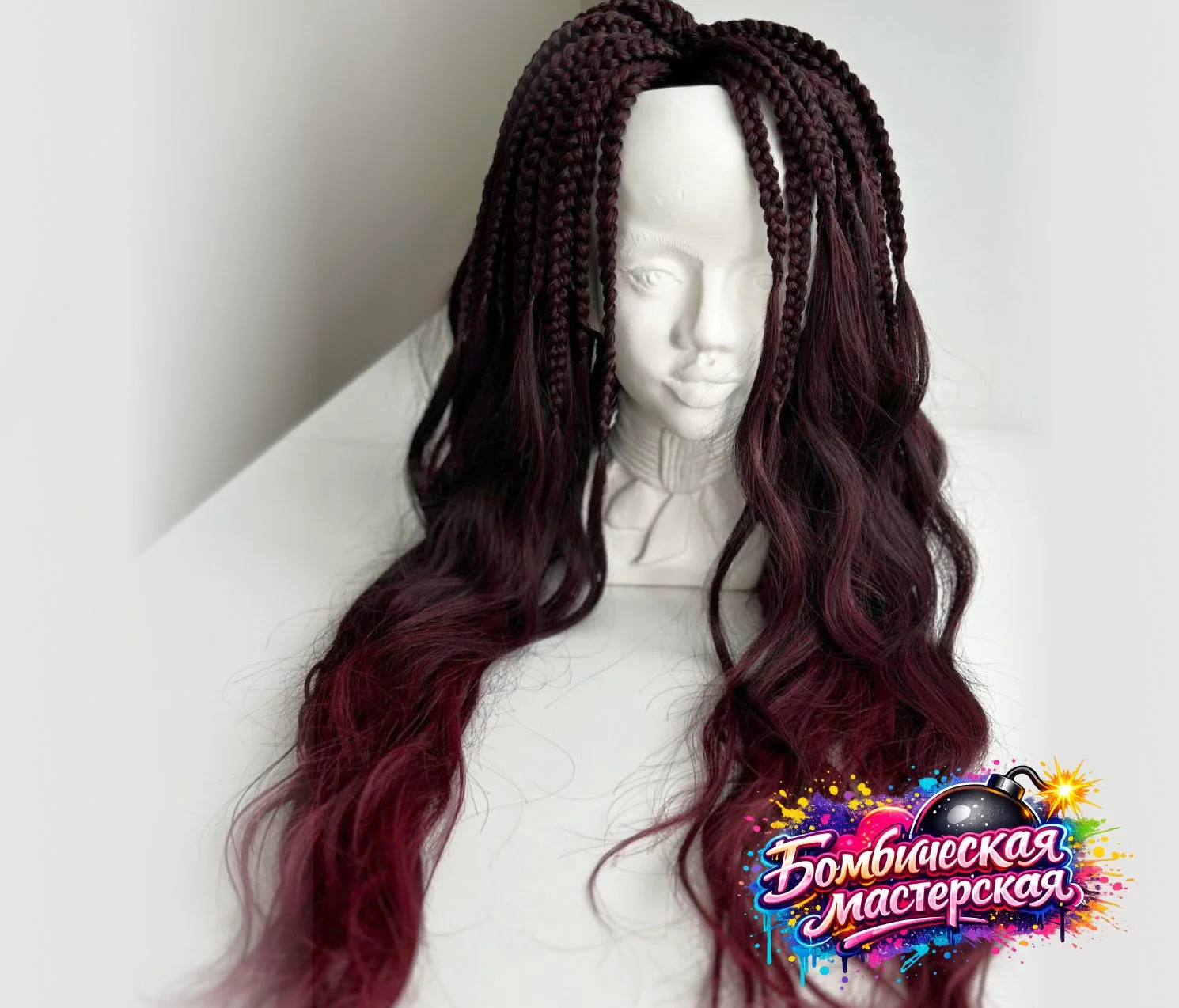 КОСОЛОКОНЫ «ГАМОРРА» БОРДО BODY WAVE - миниатюра 3