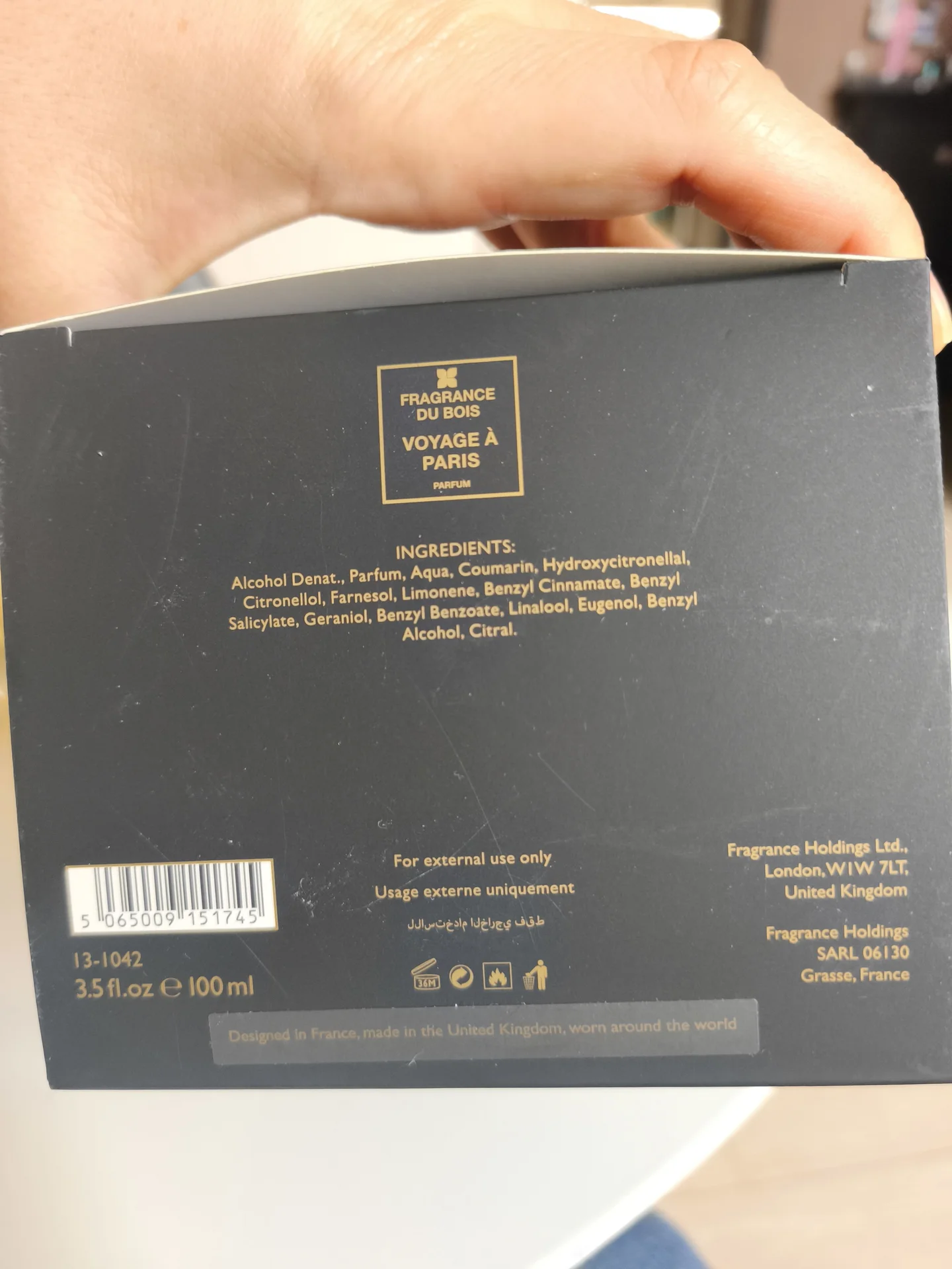 Fragrance du bois Voyage a paris парфюм - миниатюра 5