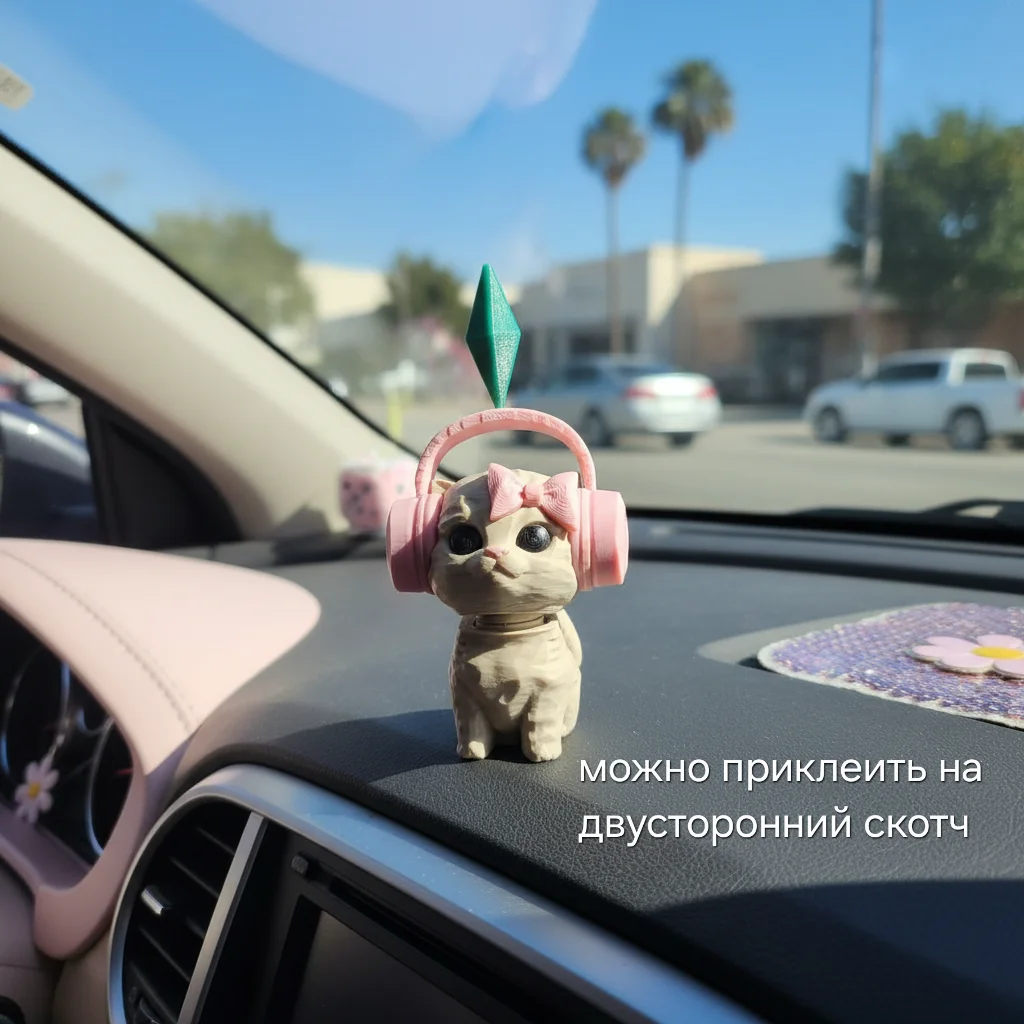 Кошка симс мем с касающейся головой - миниатюра 2
