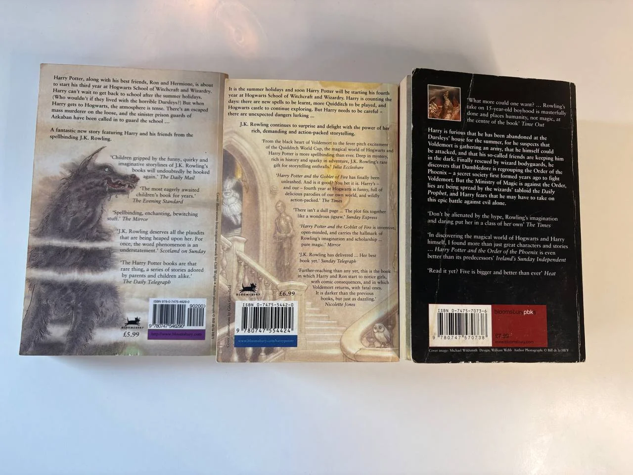 Гарри Поттер на англ (3 книги, Bloomsbury) б/у - миниатюра 5