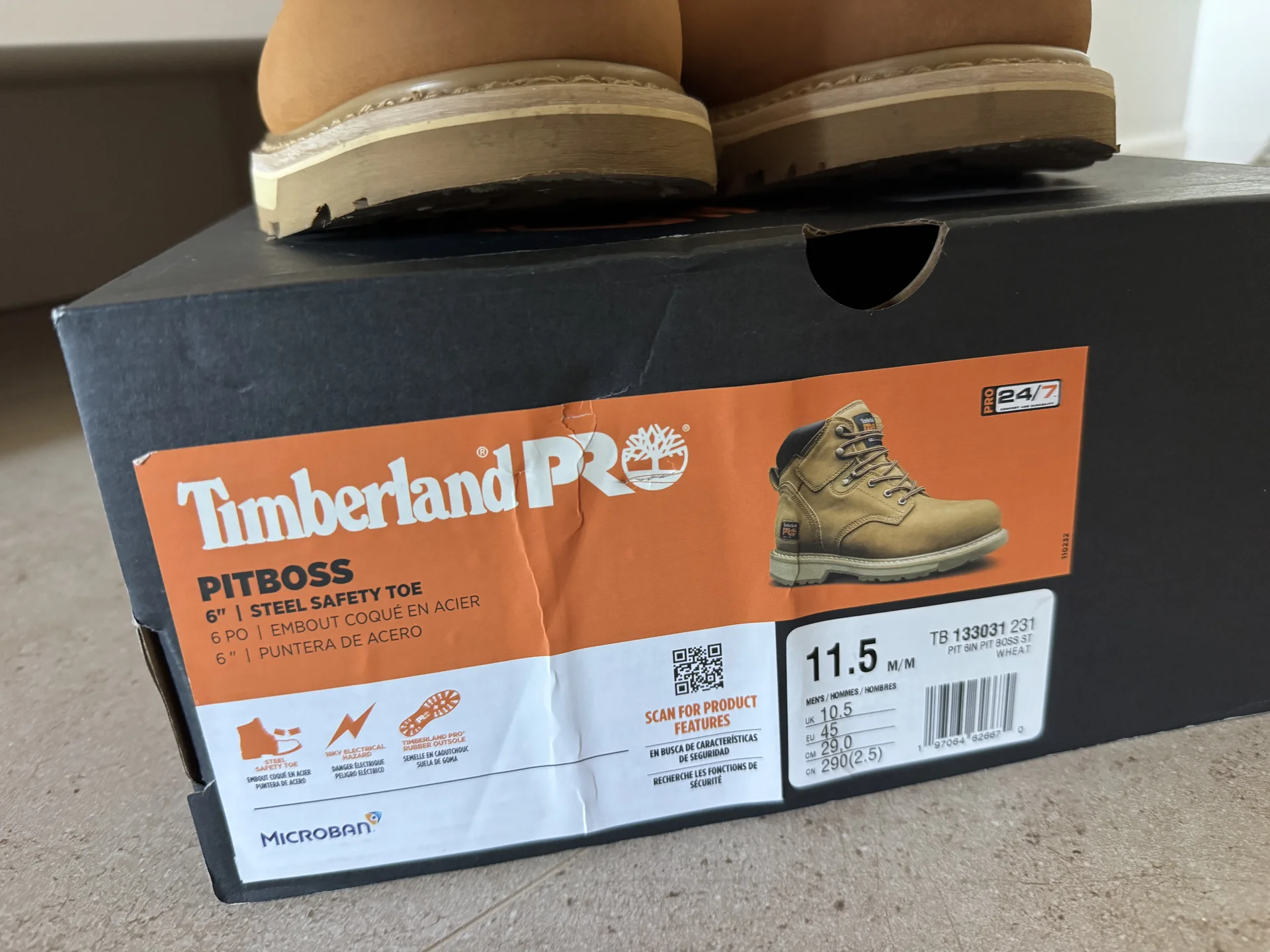 Ботинки Timberland PRO Pit Boss - миниатюра 5