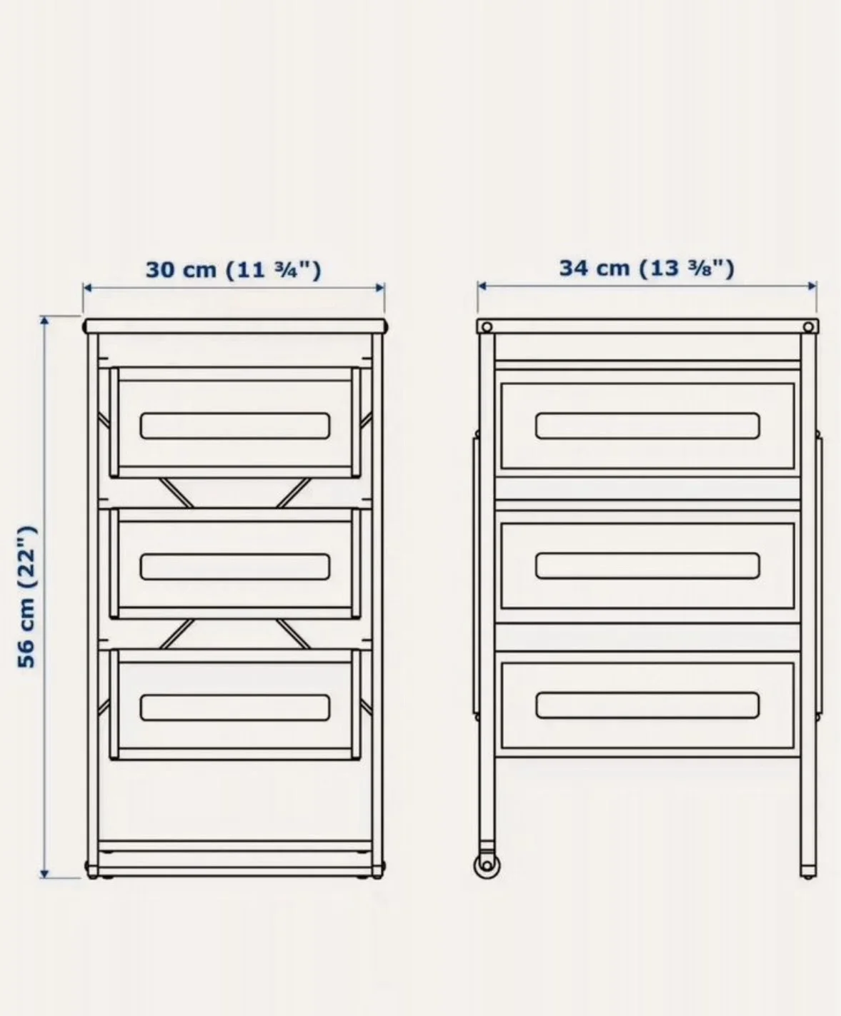 Тумба на колесиках IKEA lennart - миниатюра 3