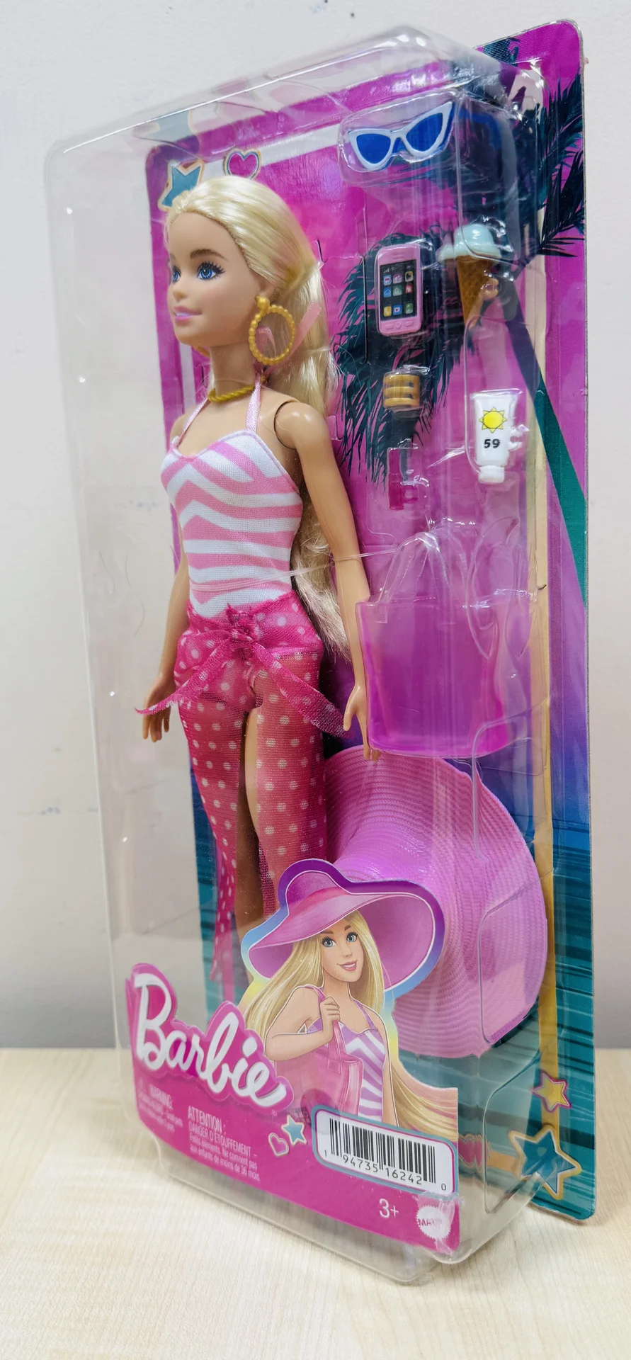Кукла Barbie Пляжный день Барби - миниатюра 3