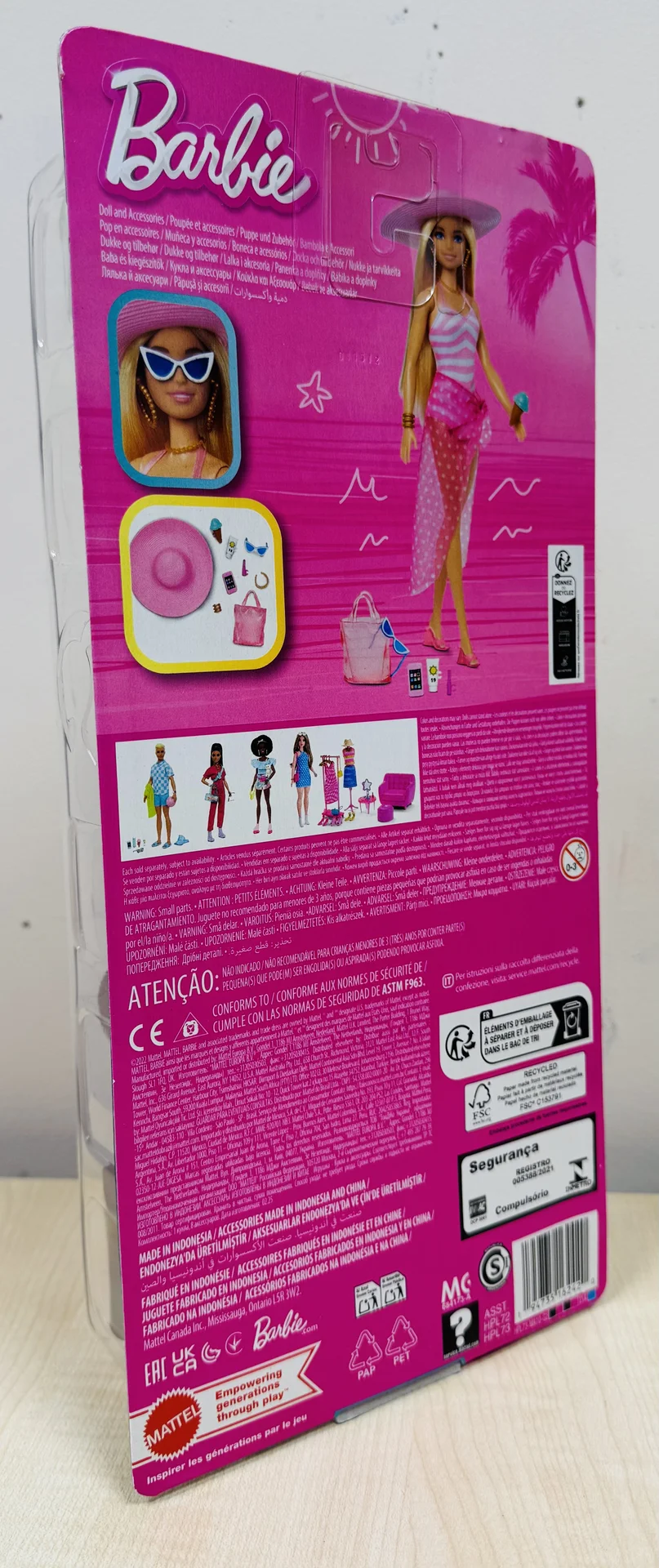 Кукла Barbie Пляжный день Барби - миниатюра 4