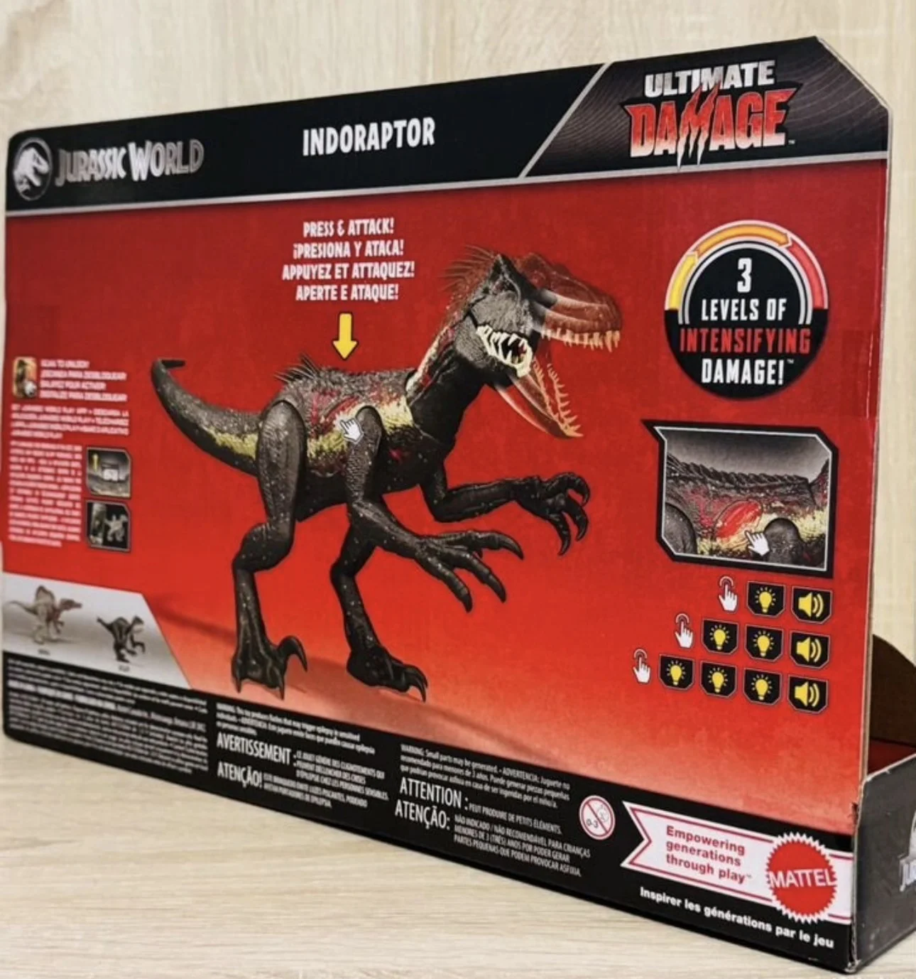 Динозавр Jurassic World — Индораптора - миниатюра 4