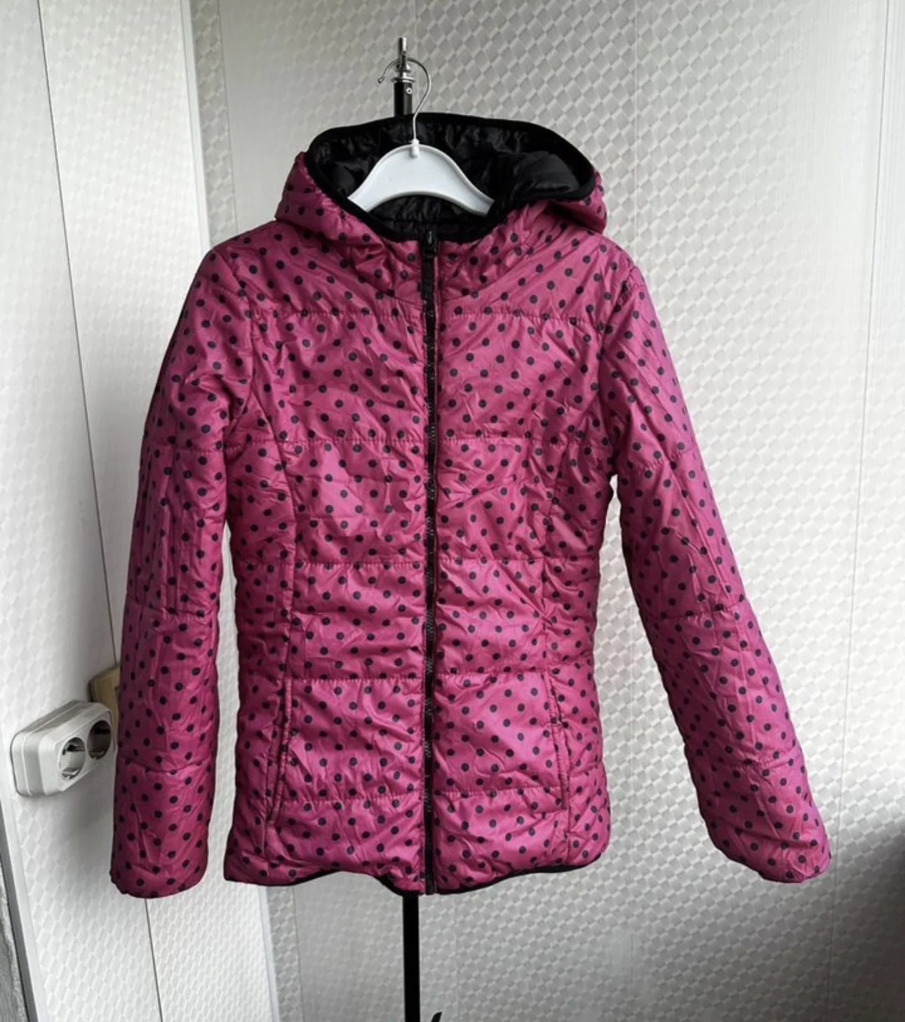 куртка весна на подростка, двухсторонняя - миниатюра 2
