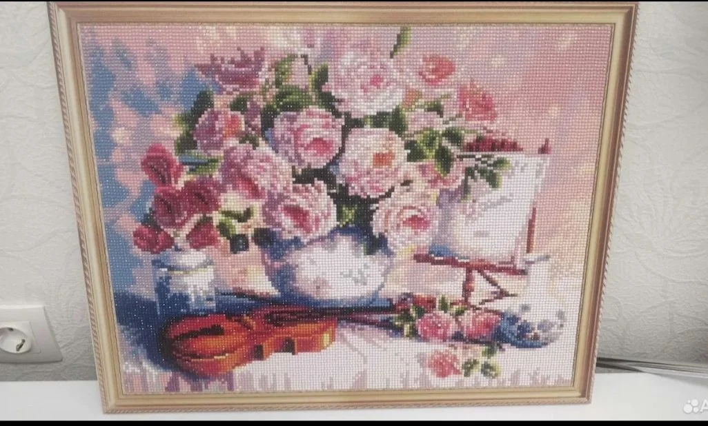 Картина из алмазной мозаики - миниатюра 2