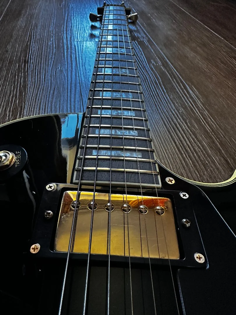 Blitz by Aria Pro 2 Les Paul Custom "Black Beauty" - миниатюра 8