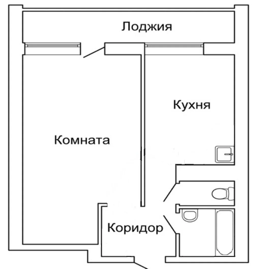 Просторная 1-к квартира для 4 человек - миниатюра 20