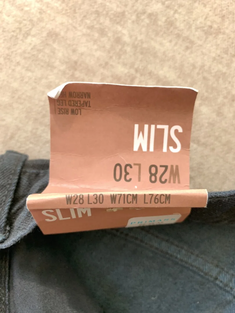 Черные новые джинсы W28 L30 - миниатюра 3