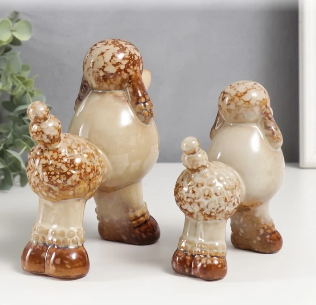 Набор сувенир «Пудели» 2 шт. - миниатюра 3